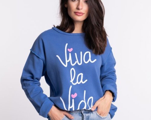 sudadera-viva-la-vida-azul